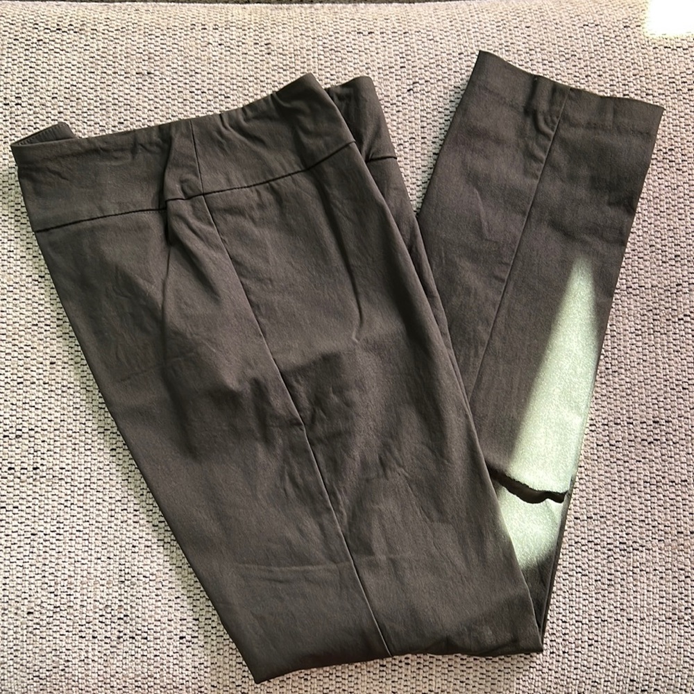 Tribal-straight trouser, elastic waist, dark green, Womens size 4